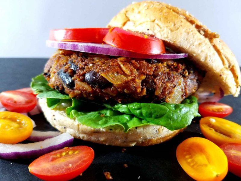 BBQ Vegan Black Bean Burgers Give it Some Thyme