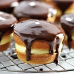 Boston Cream Pie Cupcakes - Give it Some Thyme - you can’t resist the rich, silky glaze dripping down spongy cake filled with luscious pastry cream! #bostoncreampiecupcakes #bestbostoncreampiecupcakes #bostoncreampiecupcakesrecipe #bostoncreampie #bostoncreampierecipe #dessertrecipes #bestcupcakes #bestcupcakesever #bestcupcakesrecipes #bestcupcakeshomemade #giveitsomethyme #bestdessertrecipes