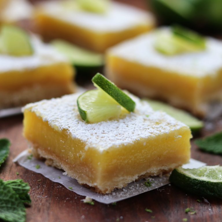Key Lime Bars with Shortbread Crust Give it Some Thyme