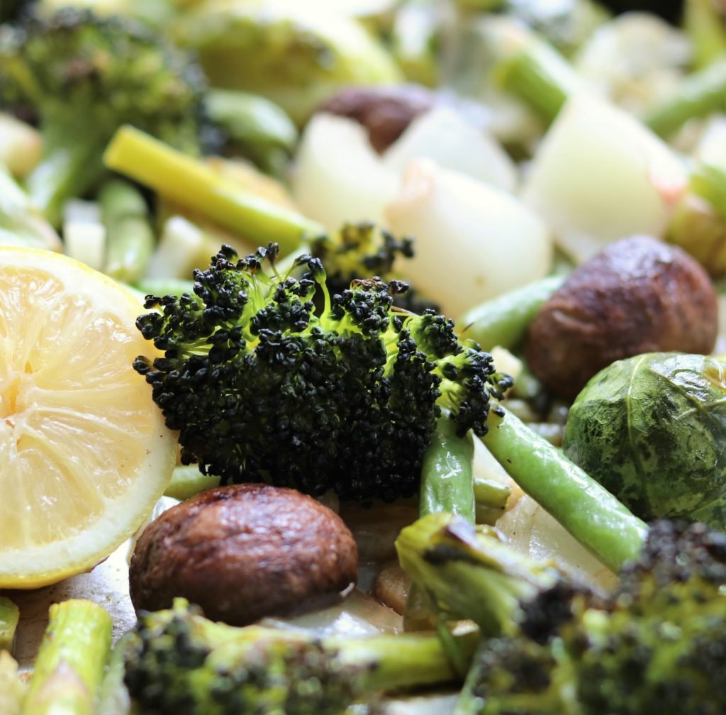 Balsamic Roasted Green Vegetables Give it Some Thyme