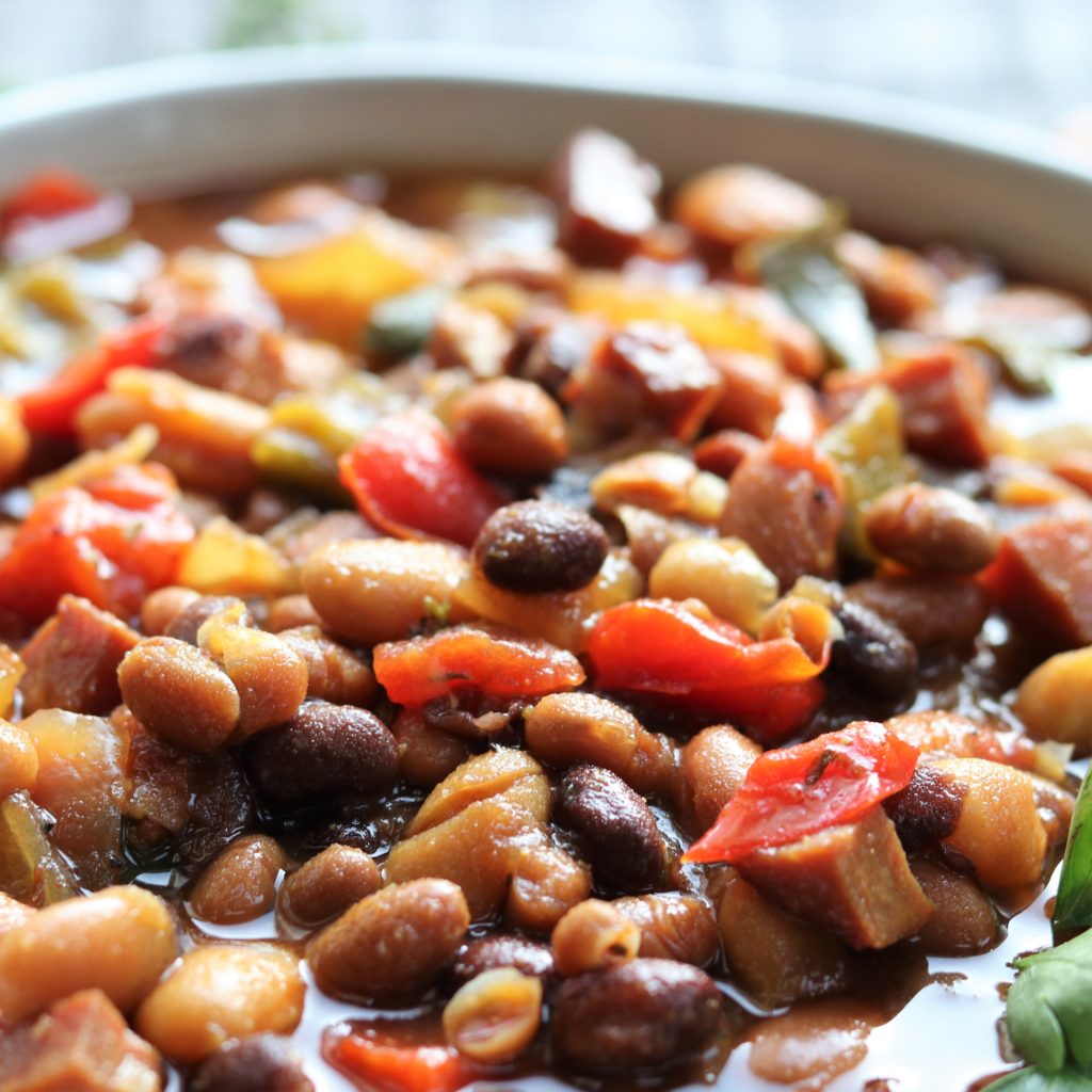 Slow Cooker Soda Baked Beans Give it Some Thyme