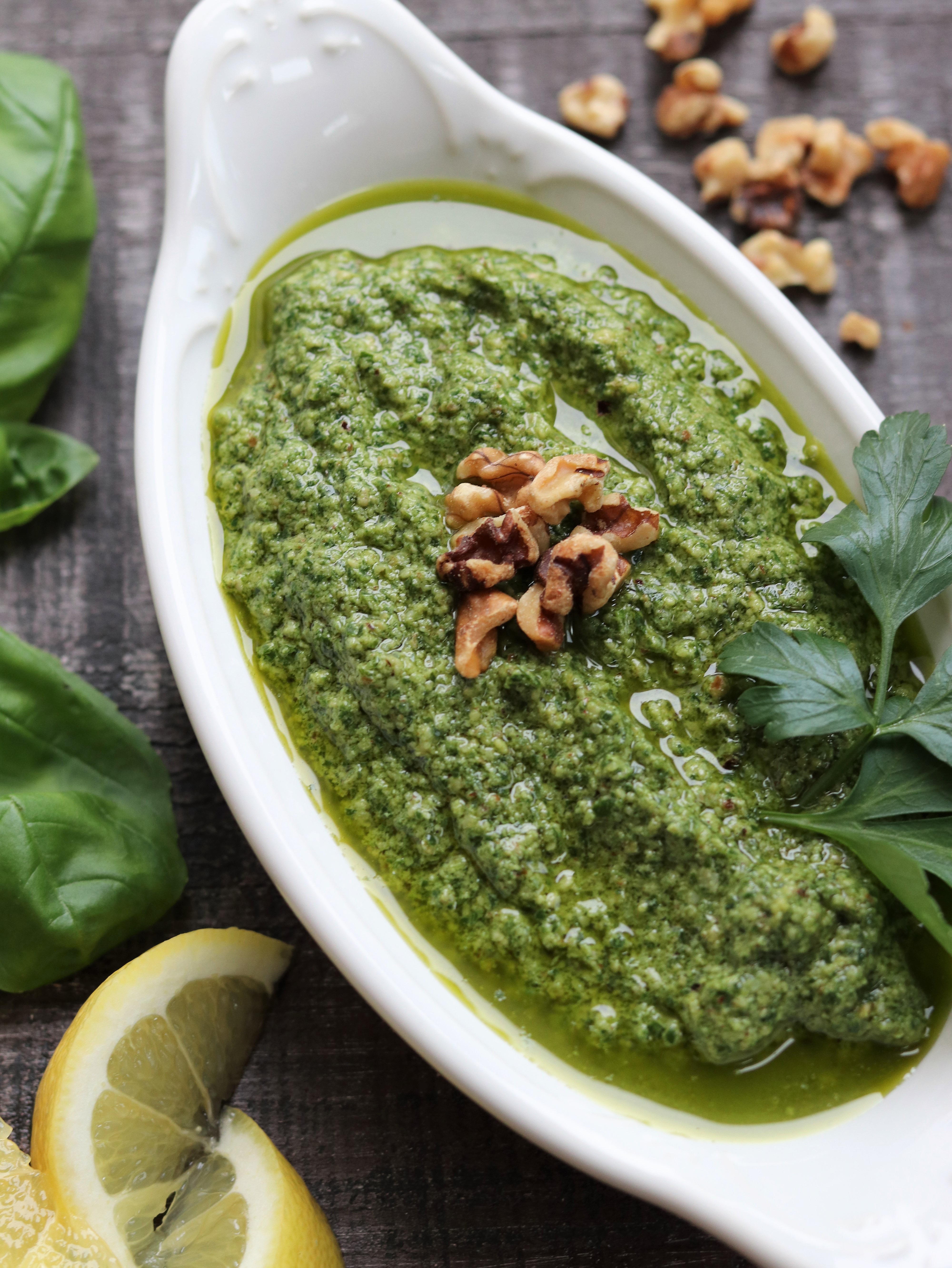 How to make Baby spinach pesto