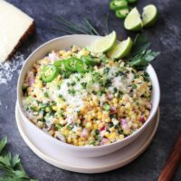 Grilled Corn with Manchego and Lime - giveitsomethyme.com