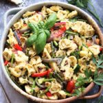 Basil Sun Dried Tomato Pesto Tortellini Salad - giveitsomethyme.com