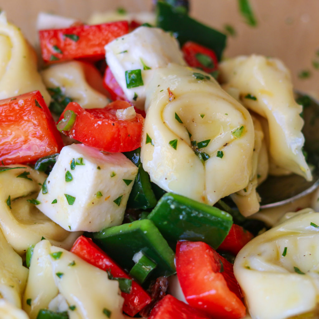 Tortellini Salad ready to Marinate