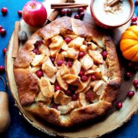 Apple Pear Cranberry Crostata
