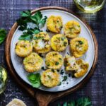 Mini Crab Puff Pastry Quiches | giveitsomethyme.com – Cheesy bitesize mini quiches loaded with jumbo lump crabmeat and so easy to make. A perfect make-ahead appetizer throughout the year!
