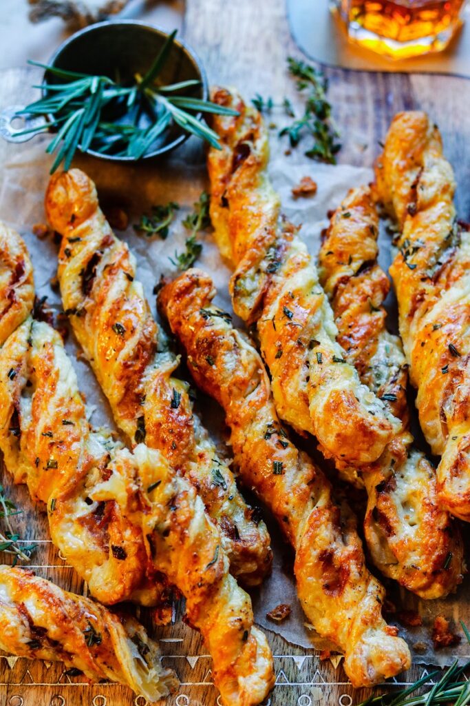 Cheesy Prosciutto Puff Pastry Twists Give it Some Thyme