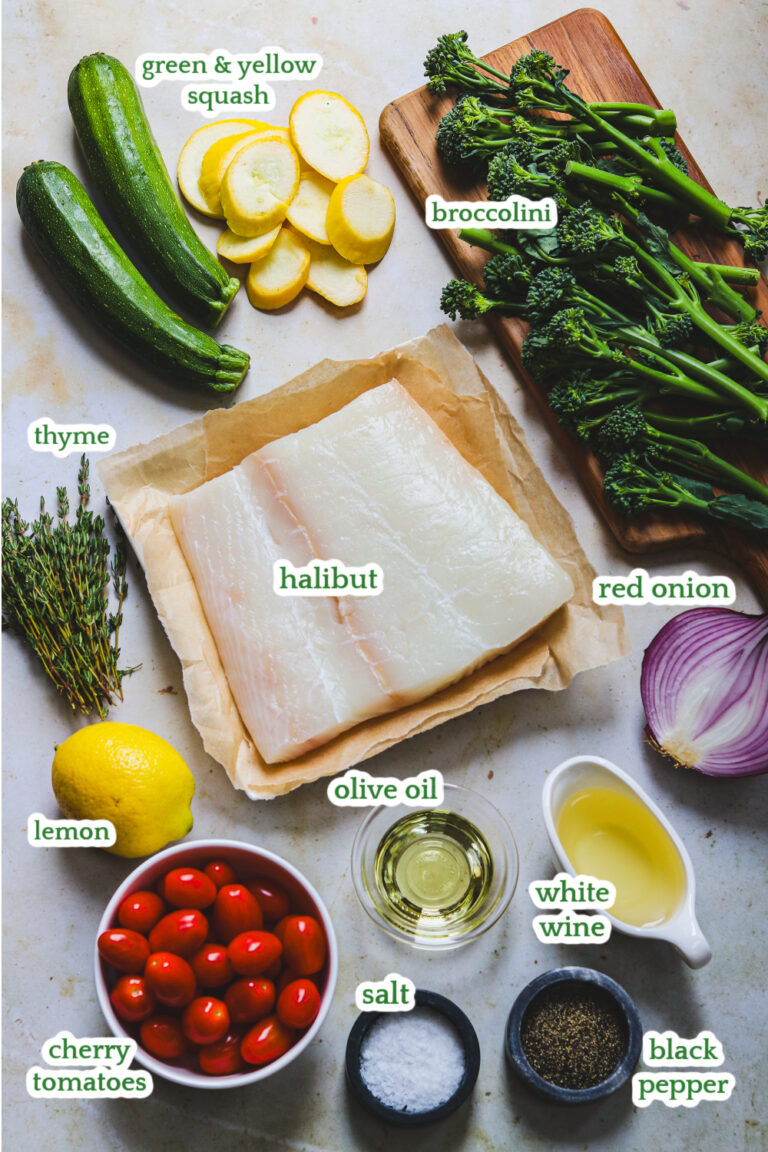 Grilled Halibut in Foil Give it Some Thyme