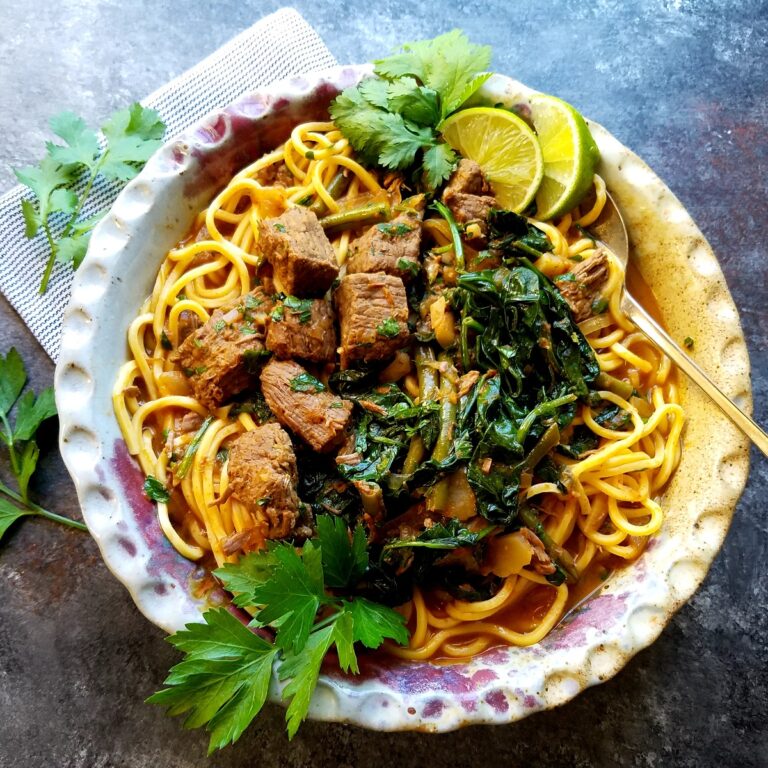 Slow Cooker Thai Beef Stew Give it Some Thyme