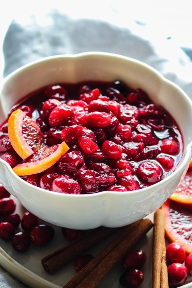 Orange Cranberry Sauce (No Sugar) Recipe (Sugar Free, Vegan) Give it