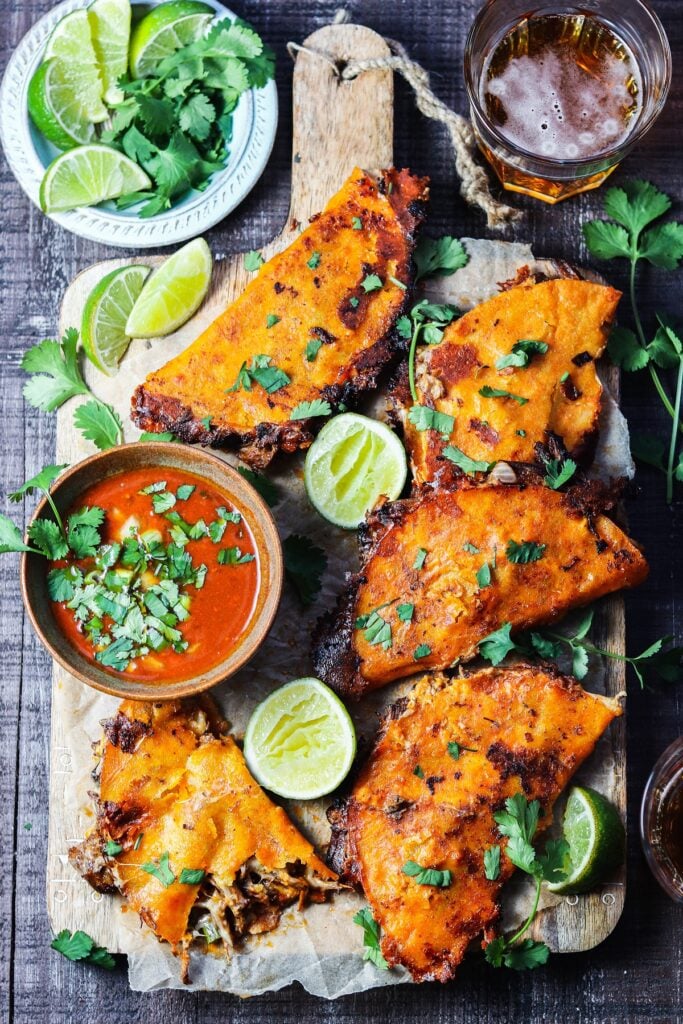 Birria Tacos with Consommé Give it Some Thyme